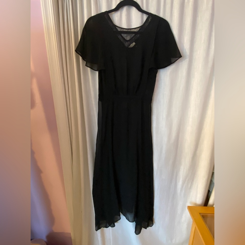 Pins and Needles 🪡 Urban Outfitters Black Lace See Through Dress Size Medium